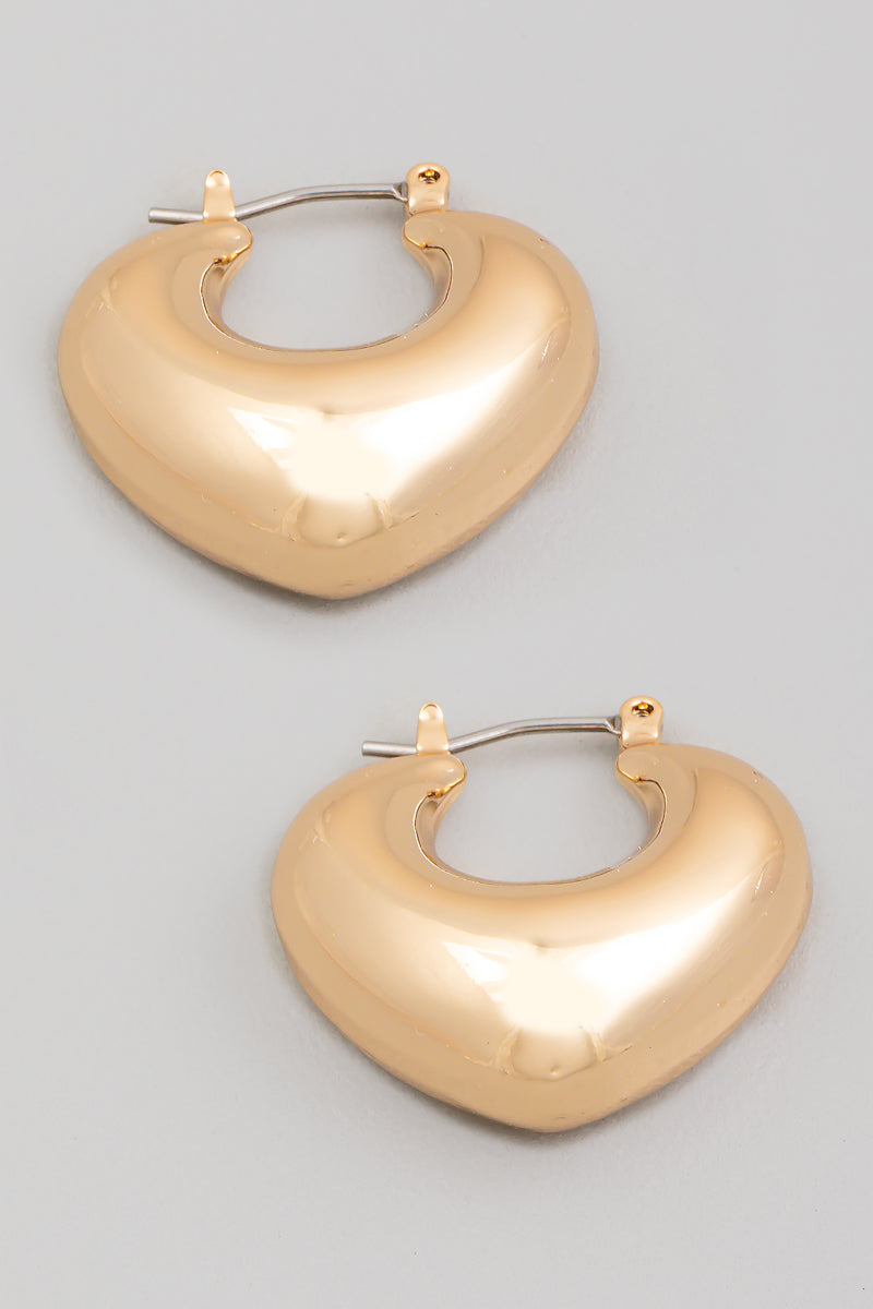 Puffy Hoop Earrings — product view