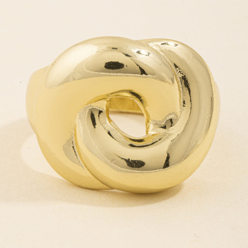 Swirl Knot Dome Ring