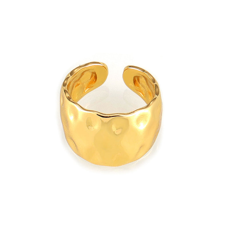 Hammered Open Ring