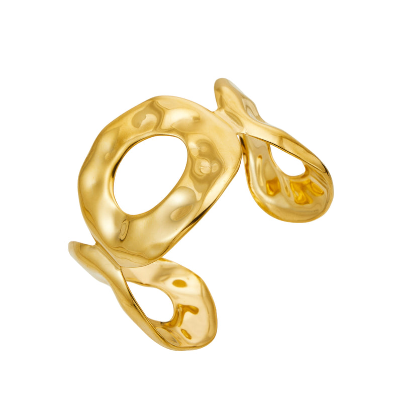 Molten Oval Openwork Cuff