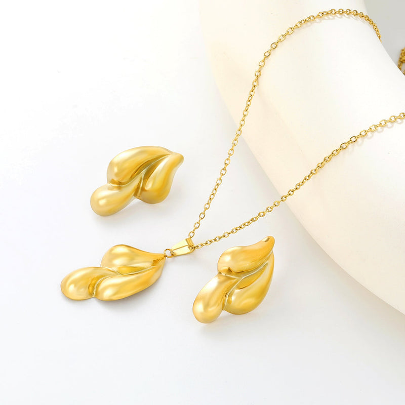 Teardrop Necklace & Earrings Set
